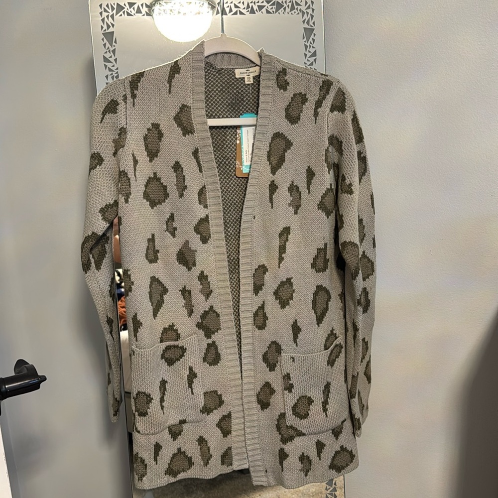 Leopard Cardigan Sweater